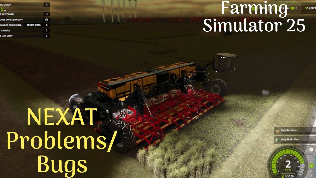 Farming Simulator 25 - Nexat Dlc Problems & bugs