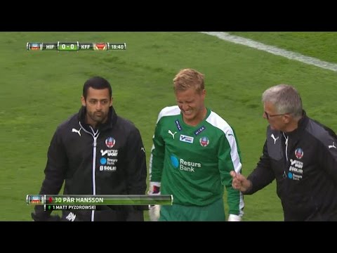 Blytungt för Helsingborg - här kliver Pär Hansson av skadad - TV4 Sport