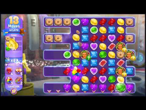 Wonka's World of Candy Level 204 - NO BOOSTERS + FULL STORY 🍫 | SKILLGAMING ✔️