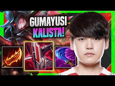 GUMAYUSI DESTROYING WITH KALISTA! - T1 Gumayusi Plays Kalista ADC vs Aphelios! | Season 11