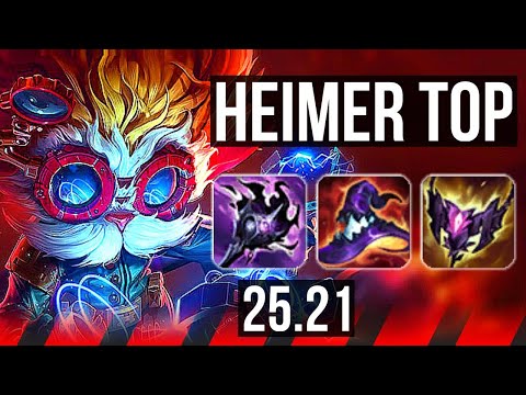 HEIMERDINGER vs JAX (TOP) | EUW Master | 25.21