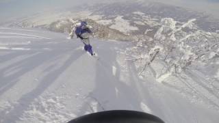 Posing for Pictures - on Kijimadaira Volcano