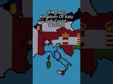 Italy 1914  #pixelart #history #map #country #ww1  #geomapping #europe #italy #italian  #flags