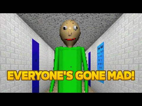 Worst ever 🥴 | Everyone's Gone MAD! [Baldi's Basics Mod]