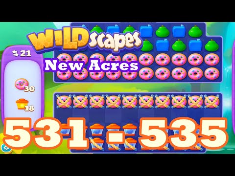 Wildscapes: New Acres Level 531 - 535 HD | 3 match | android | 532 | 533 | 534 | IOS【GameGo Game】