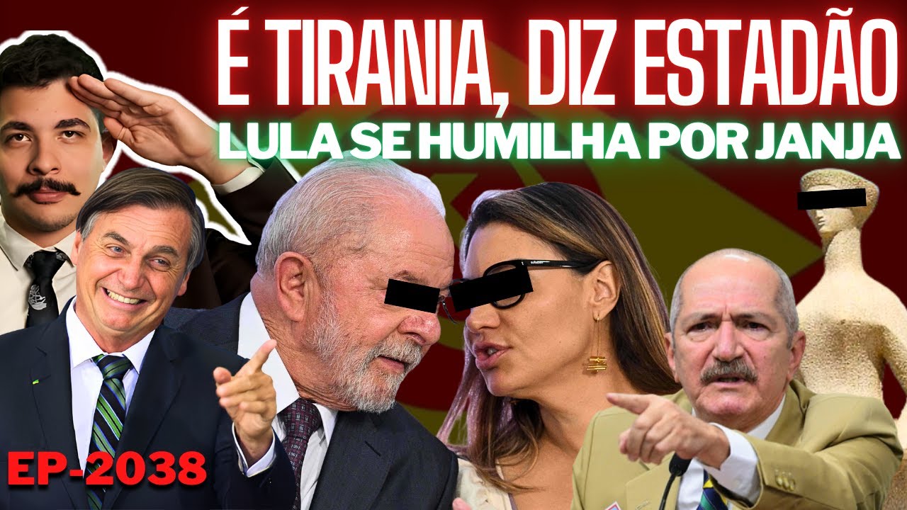É TIRANIA, Diz Estadão. Aldo COBRA Desculpas + Lula Se HUMILHA Por Janja + O Plano de Empobrecimento