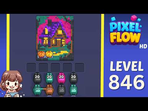 Pixel Flow Level 846 Walkthrough