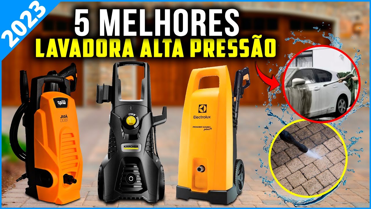 AS 5 MELHORES LAVADORAS DE ALTA PRESSÃO EM 2023!