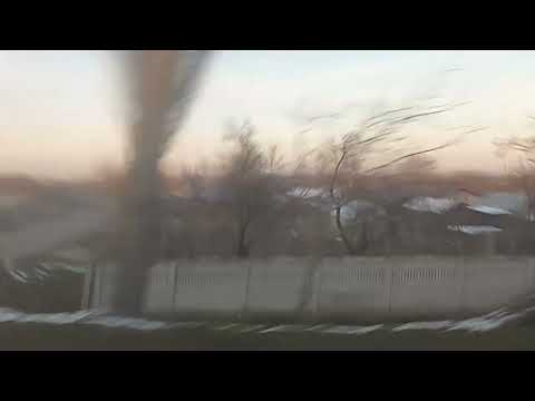 Satul Ciocănești jud Dolj Comuna Dioști văzut din tren 11 februarie 2023