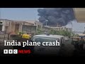Passenger Plane Heading For London Crashes In India BBC News