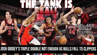 Josh Giddey Triple Double Not Enough As Bulls Fall To Clippers