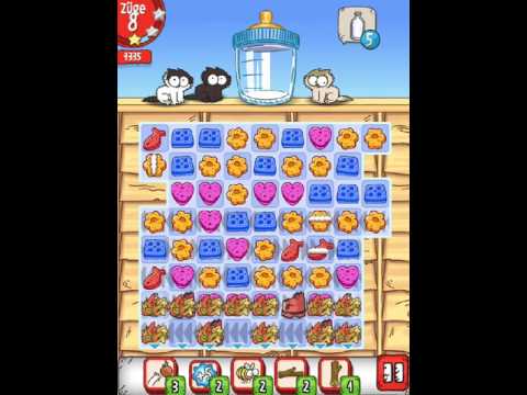Simons Cat - Crunch Time - Level 134 - No Boosters (by match3news.com)