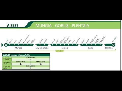 (Bizkaibus) Línea A3537 (Vuelta) - Mungia/Gorliz/Plentzia