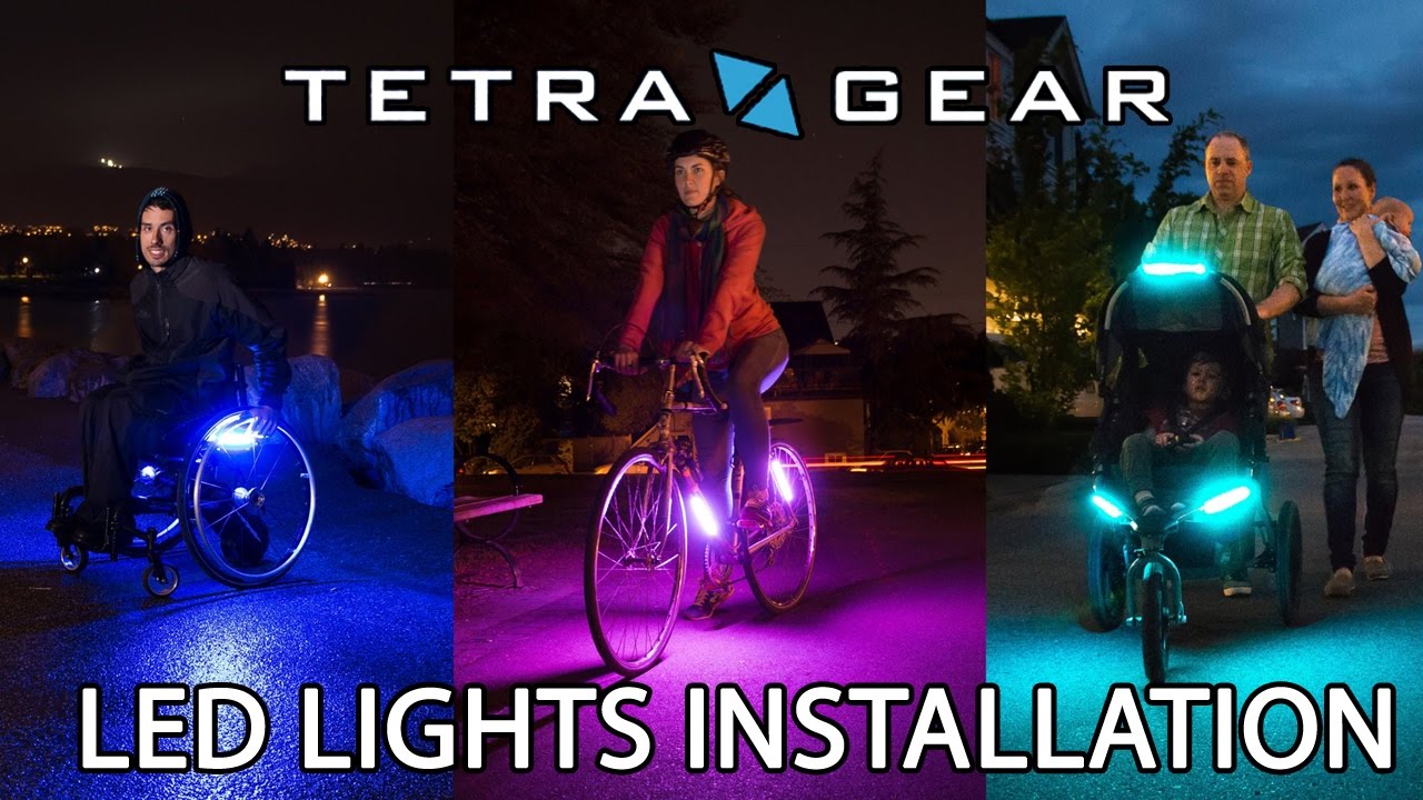 Amazing TetraGear Light Kit for Bikes, Wheelchairs and Strollers!