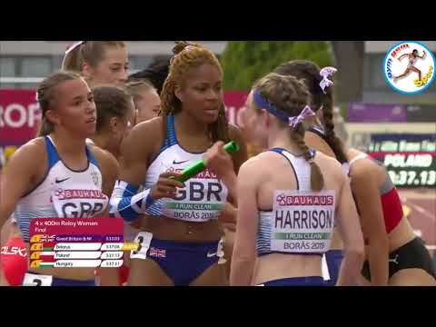 4x400m Woman, Final, European U20 Championships 2019