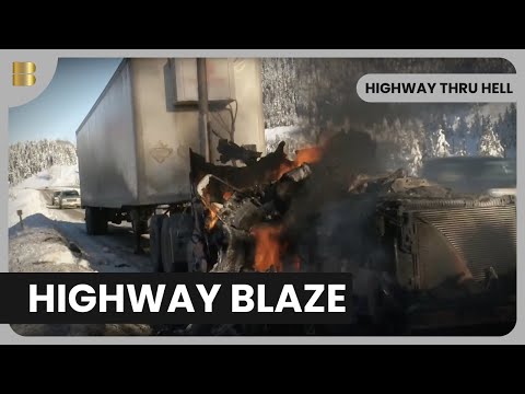 Burning Tractor Chaos - Highway Thru Hell - S05 EP01 - Reality Drama