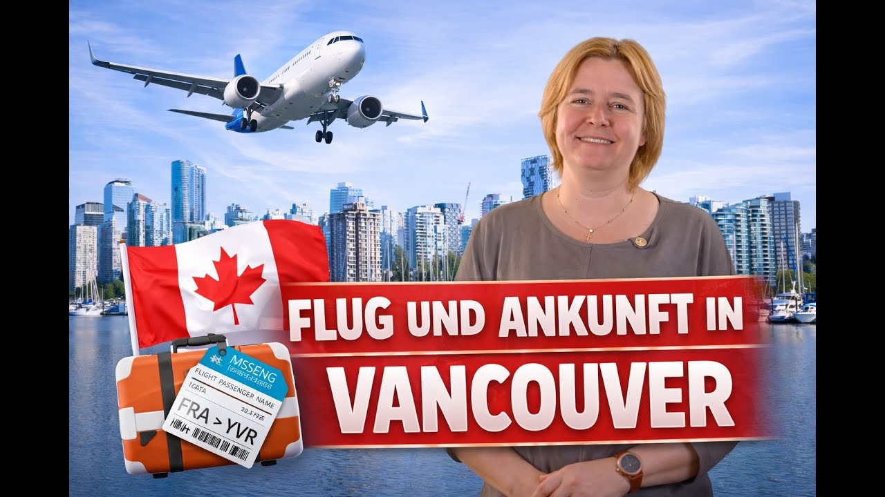 Flug und Ankunft in Vancouver