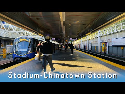 Estação em Vancouver, Canadá [Estação Stadium-Chinatown]