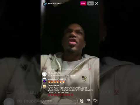 #RealRyteSport SPEAKS ON OPPS & RAPPERS IG LIVE