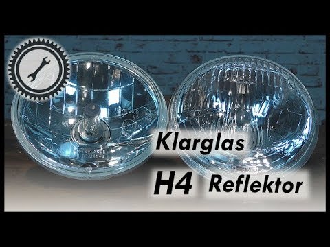 Auf H4-Scheinwerfer umrüsten (Klarglas Reflektor) - Simson Tutorial
