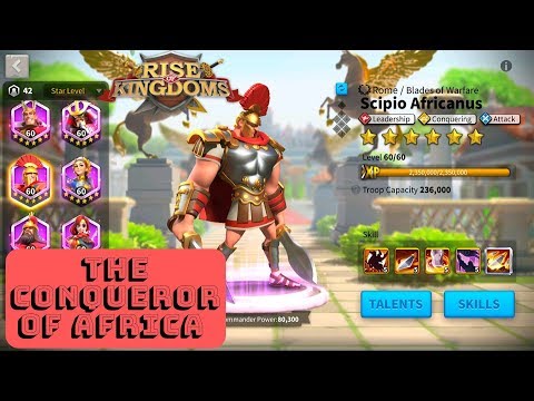 Scipio Africanus Commander spotlight v 2.0 - tip's and advice's - Rise of Kingdoms
