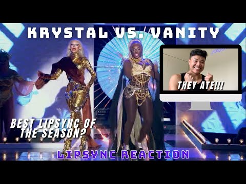 Krystal Versace Vs. Vanity Milan (Lipsync Reaction) Drag Race UKS3
