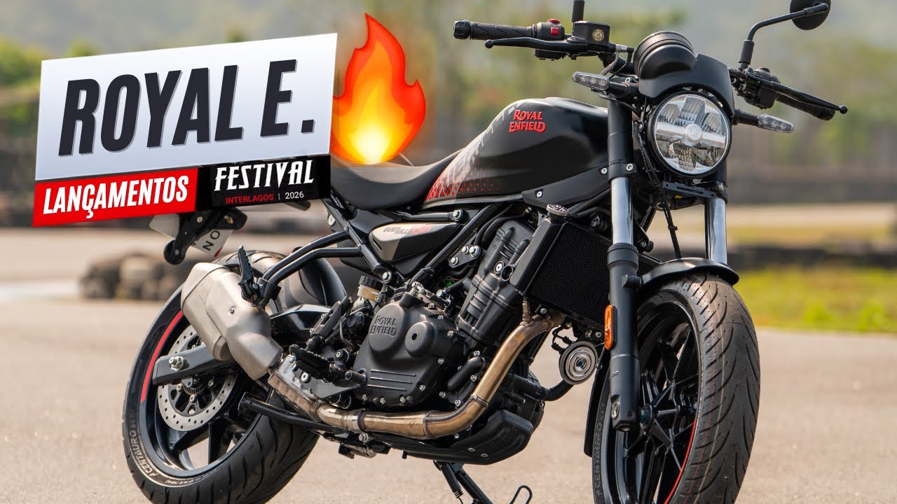 3 LANÇAMENTOS ROYAL ENFIELD (Guerrilla 450 Apex, Himalayan 450 e mais)