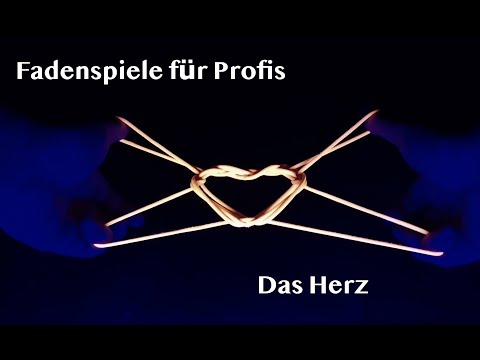 Fadenspielfigur: Das Herz - Anleitung (Deutsch) - Fadenspiele für Profis