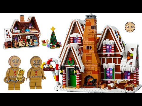 LEGO Christmas Holiday Gingerbread House Build
