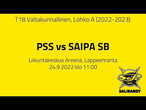 T18 Valtakunnallinen A-lohko: PSS vs SAIPA 24.9.2022