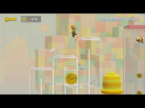 Courageous Coin Collection by Bockman - Super Mario Maker 2 - No Commentary 1bv