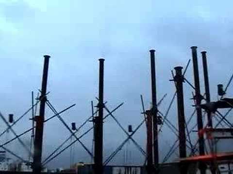 Pyrophonic Boom by Merlijn Twaalfhoven and Large Hot Pipe Organ at Robodock Festival 2007