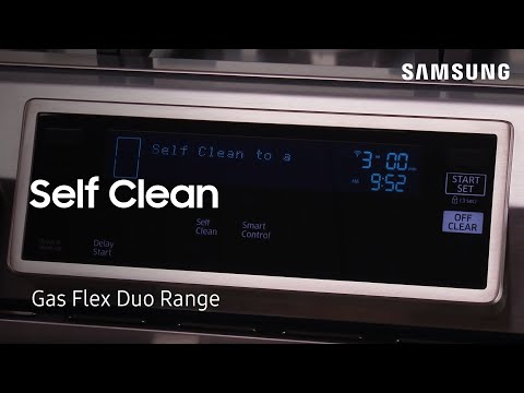 How to use the Self Clean feature on Flex Duo ovens and ranges | Samsung US