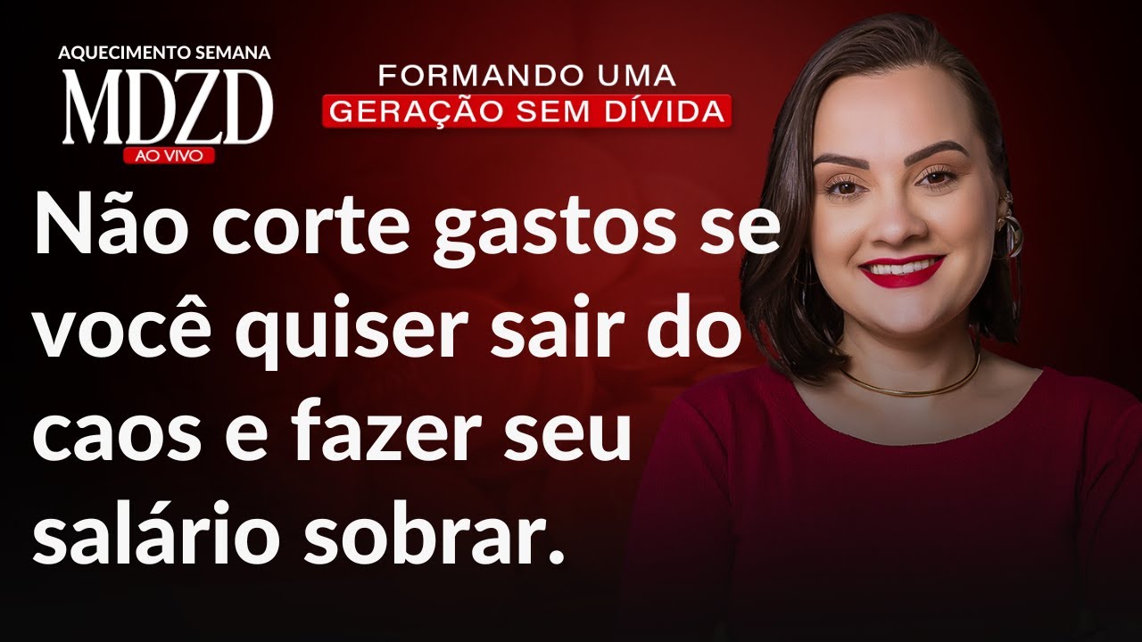 Pare de cortar gastos se você quiser sair do caos e fazer seu salário sobrar.