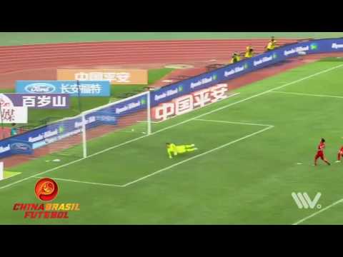 2° Gol Alan Kardec - Yanbian Fude x Chongqing Lifan - 16a rodada da Super Liga da China 2017