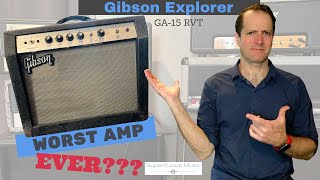 Video thumbnail for The WORST amp ever??  1964 Gibson GA-15 RVT Explorer...why is it SO BAD? by Superfluous Music