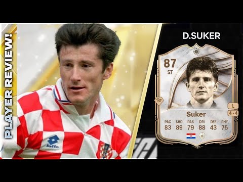 BEST VALUE ICON STRIKER!!!! 87 RATED DAVOR SUKER PLAYER REVIEW - EA FC26 ULTIMATE TEAM