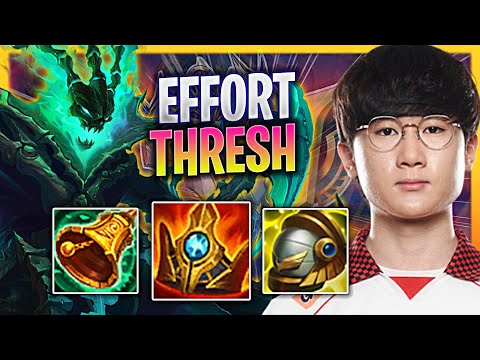 LEARN HOW TO PLAY THRESH SUPPORT LIKE A PRO! | BRO Effort Plays Thresh Support vs Rakan!  Season 202