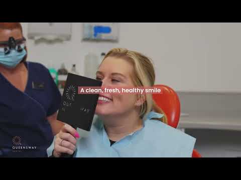 A clean, fresh, healthy smile with removal of dental biofilm