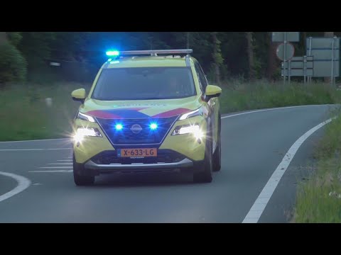 OVDG 12805 en 3X Ambulance met spoed naar en vanaf een Zwaar Ongeval in Overveen
