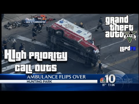 GTA 5 LSPDFR - High Speed Pursuit leads to severe injuries!