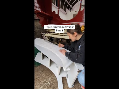 Renovating our vintage #gypsycaravan #vardo - part 8! How did we keep true to the artistry?