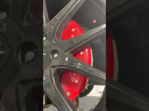 Customer put some fake mustang brake covers on their Altima