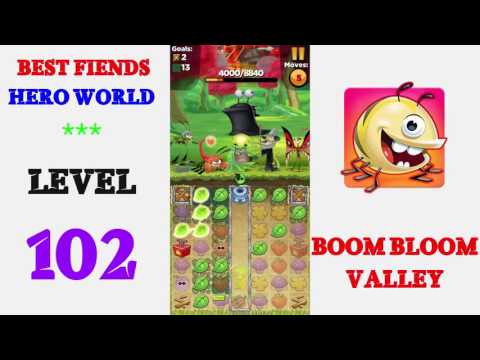 Best Fiends Hero Level 102 - Walkthrough