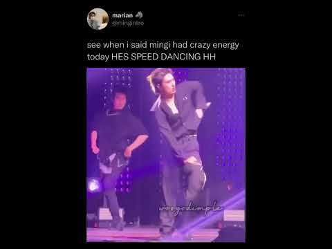 Mingi had insane energy during THANXX