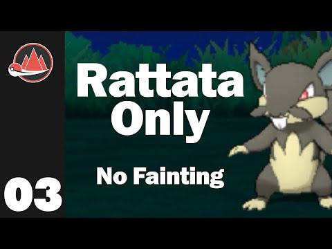 Pokemon Moon - Ratatta Only - No Fainting Pt. 3