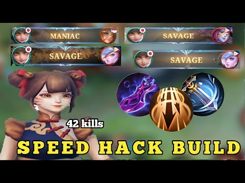 WANWAN 3 SAVAGE AND 1 MANIAC ( 42 KILLS? ) ATTACK SPEED BUG BUILD | -KING WANWAN