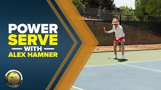 The Power Serve with Slow Motion - Alex Hamner