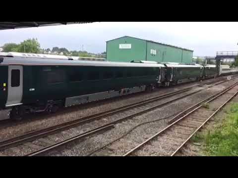 GB 66745 leads 2 new GWR units through Ashford