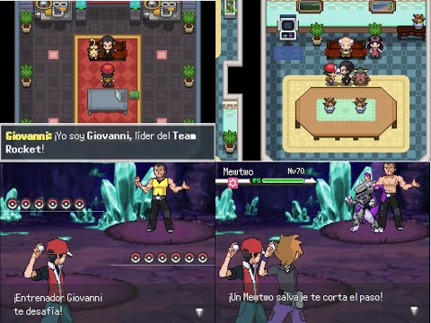 Pokémon Añil | Batallas vs Giovanni & vs Mewtwo